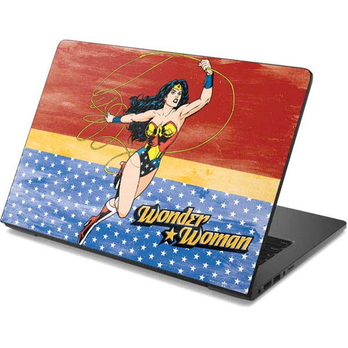 DC Comics Wonder Woman Ready to Fight Dell Chromebook Skin