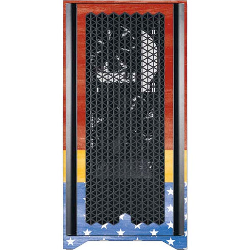 DC Comics Wonder Woman Ready to Fight Corsair 4000D Tempered Glass Mid-Tower ATX Case Skin