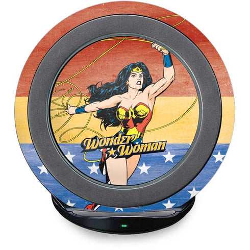DC Comics Wonder Woman Ready to Fight Fast Charge Wireless Charging Stand Skin