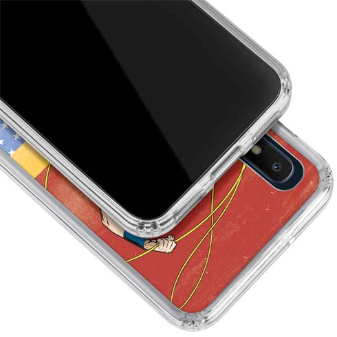 DC Comics Wonder Woman Ready to Fight Galaxy A10e Clear Case