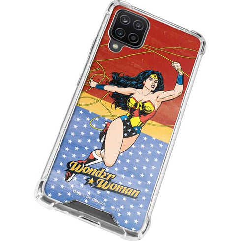 DC Comics Wonder Woman Ready to Fight Galaxy A12 Clear Case