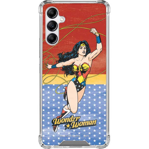 DC Comics Wonder Woman Ready to Fight Galaxy A14 5G Clear Case