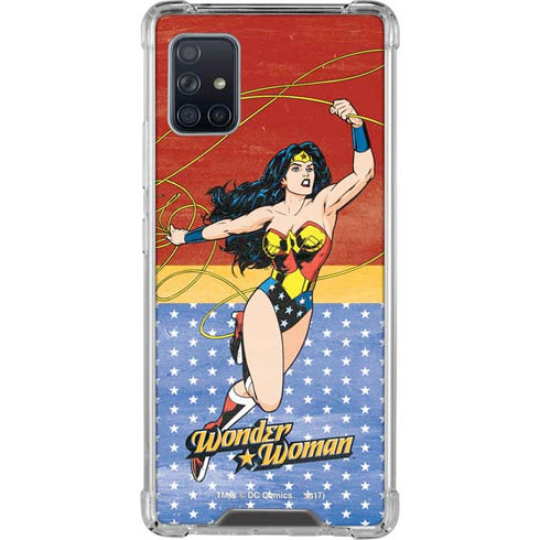 DC Comics Wonder Woman Ready to Fight Galaxy A51 5G Clear Case