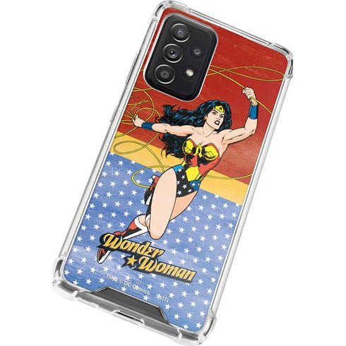 DC Comics Wonder Woman Ready to Fight Galaxy A52 5G Clear Case