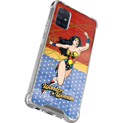 DC Comics Wonder Woman Ready to Fight Galaxy A71 5G Clear Case