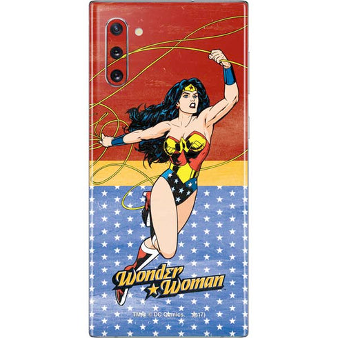 DC Comics Wonder Woman Ready to Fight Galaxy Note 10 Skin