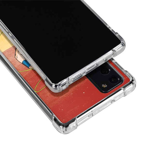 DC Comics Wonder Woman Ready to Fight Galaxy Note20 5G Clear Case