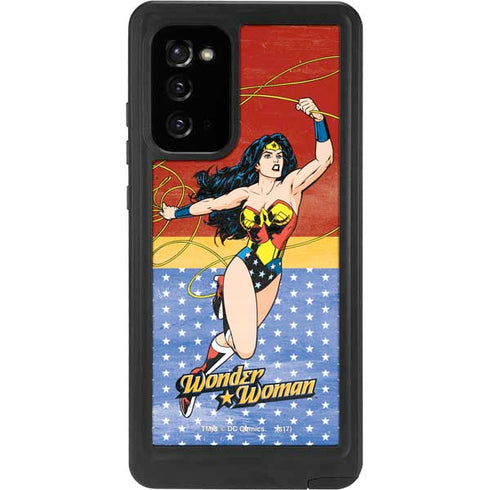DC Comics Wonder Woman Ready to Fight Galaxy Note20 5G Waterproof Case