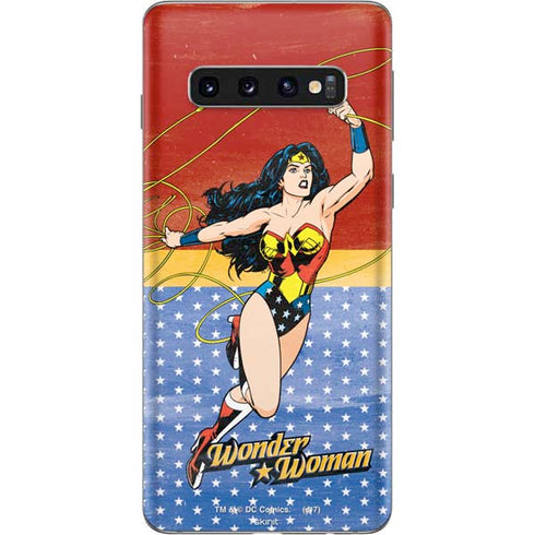 DC Comics Wonder Woman Ready to Fight Galaxy S10 Skin