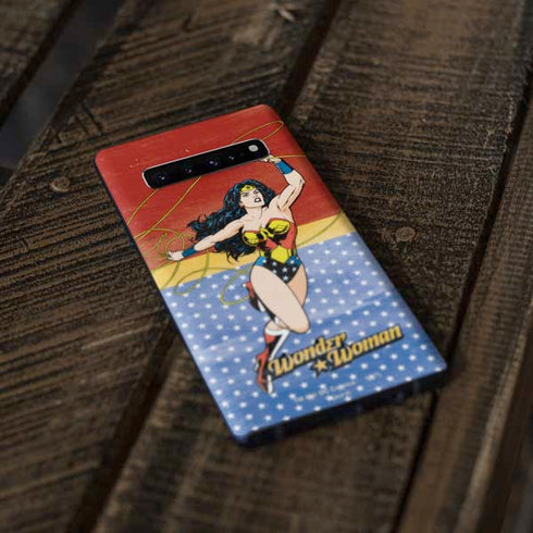 DC Comics Wonder Woman Ready to Fight Galaxy S10 Skin