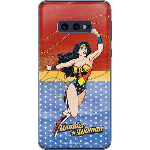 DC Comics Wonder Woman Ready to Fight Galaxy S10e Skin