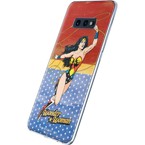 DC Comics Wonder Woman Ready to Fight Galaxy S10e Skin