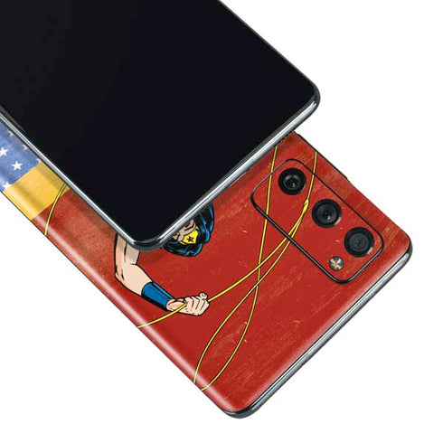 DC Comics Wonder Woman Ready to Fight Galaxy S20 Fan Edition Skin