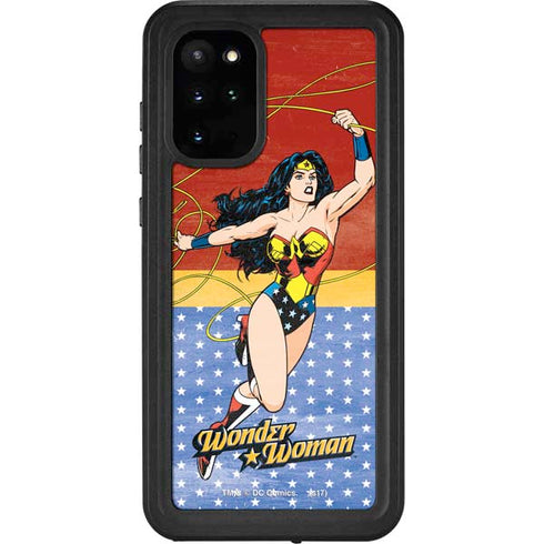 DC Comics Wonder Woman Ready to Fight Galaxy S20 Plus Waterproof Case