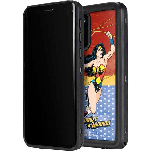 DC Comics Wonder Woman Ready to Fight Galaxy S20 Plus Waterproof Case