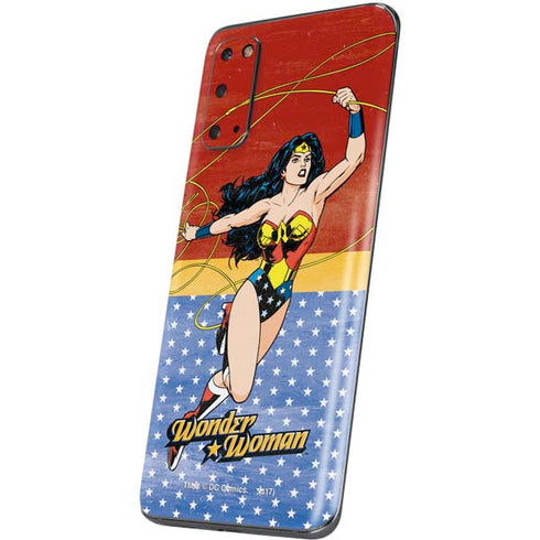 DC Comics Wonder Woman Ready to Fight Galaxy S20 Skin