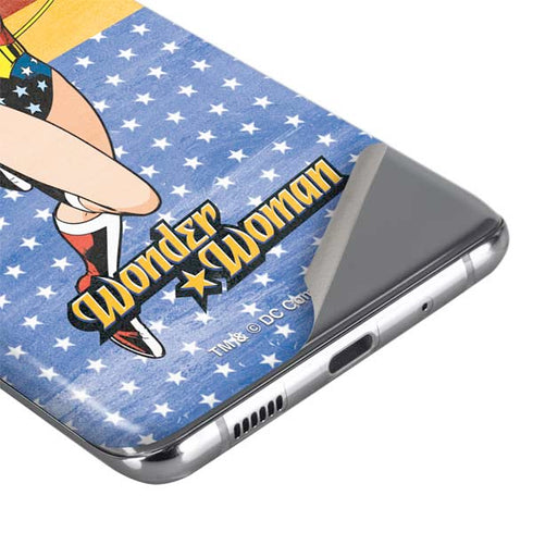 DC Comics Wonder Woman Ready to Fight Galaxy S20 Skin