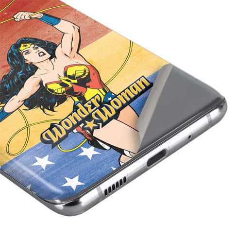 DC Comics Wonder Woman Ready to Fight Galaxy S20 Ultra 5G Skin