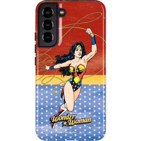 DC Comics Wonder Woman Ready to Fight Galaxy S22 Plus Pro Case