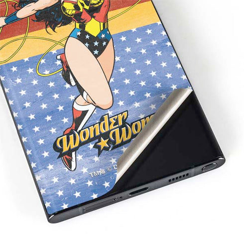 DC Comics Wonder Woman Ready to Fight Galaxy S22 Ultra Skin