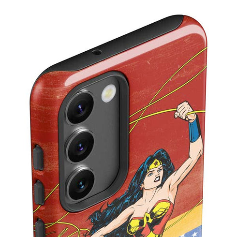 DC Comics Wonder Woman Ready to Fight Galaxy S23 Plus Pro Case