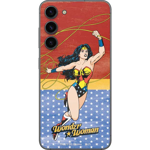 DC Comics Wonder Woman Ready to Fight Galaxy S23 Plus Skin