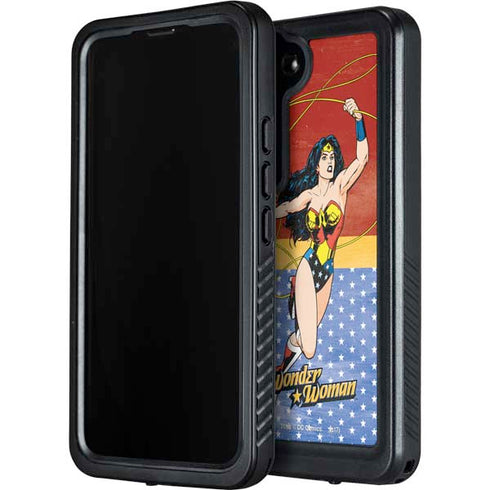 DC Comics Wonder Woman Ready to Fight Galaxy S23 Plus Waterproof Case
