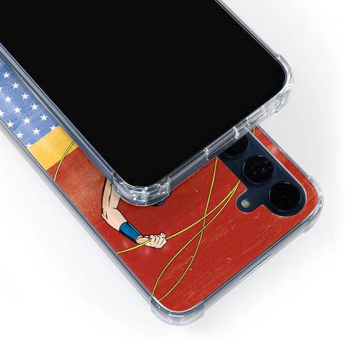 DC Comics Wonder Woman Ready to Fight Galaxy S24 Clear Case
