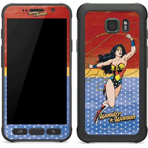 DC Comics Wonder Woman Ready to Fight Galaxy S7 Active Skin