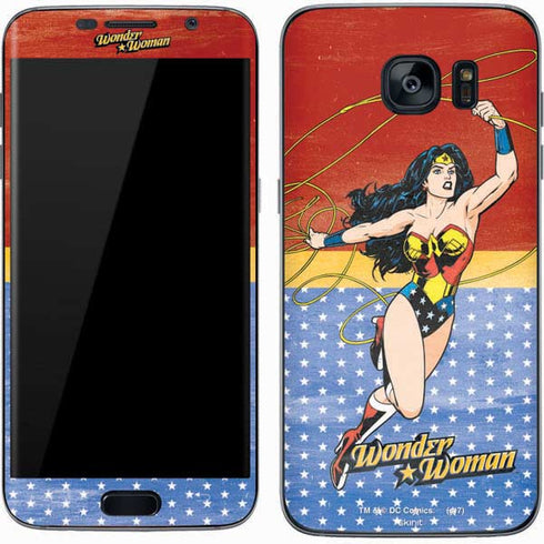 DC Comics Wonder Woman Ready to Fight Galaxy S7 Skin