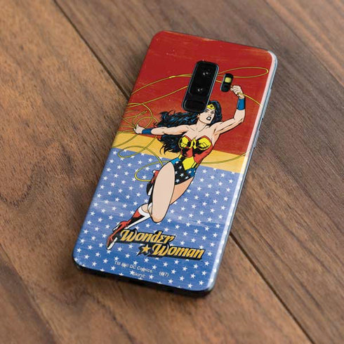 DC Comics Wonder Woman Ready to Fight Galaxy S9 Plus Skin