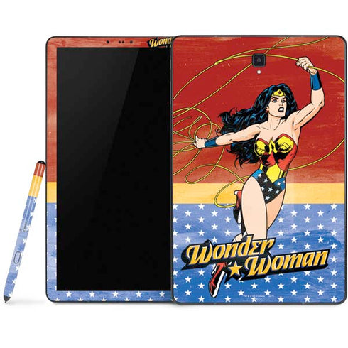 DC Comics Wonder Woman Ready to Fight Samsung Galaxy Tab Skin