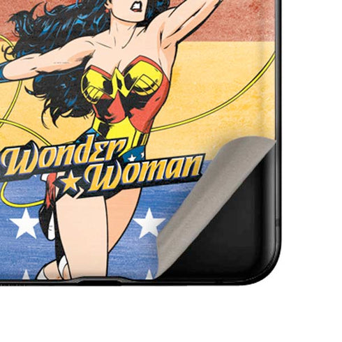 DC Comics Wonder Woman Ready to Fight Galaxy Z Flip Skin