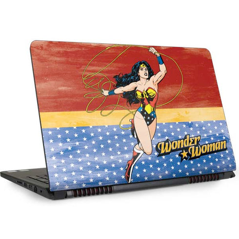 DC Comics Wonder Woman Ready to Fight Dell Inspiron Skin