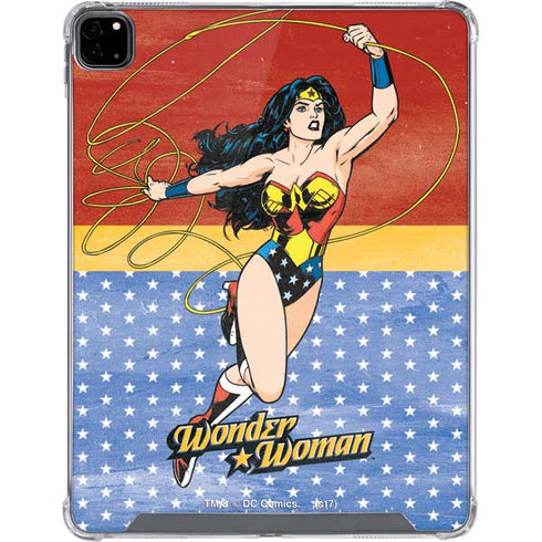 DC Comics Wonder Woman Ready to Fight iPad Pro 12.9in (2020) Clear Case