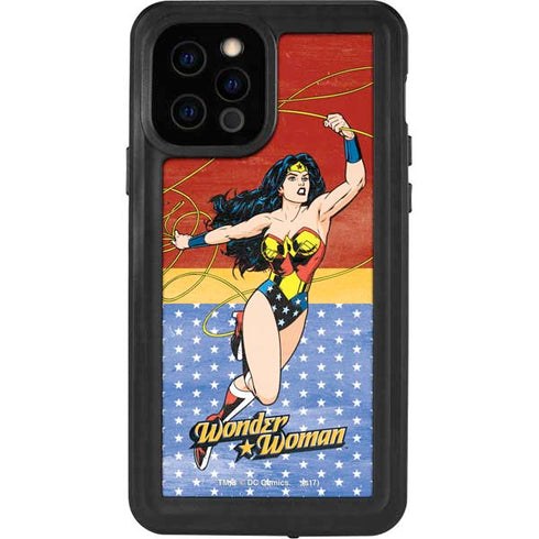 DC Comics Wonder Woman Ready to Fight iPhone 12 Pro Waterproof Case