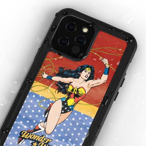 DC Comics Wonder Woman Ready to Fight iPhone 12 Pro Waterproof Case