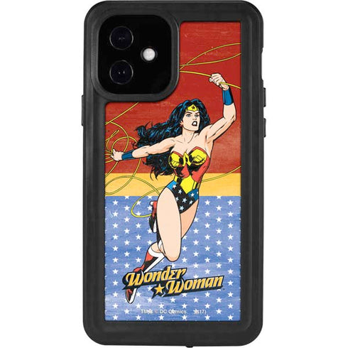 DC Comics Wonder Woman Ready to Fight iPhone 12 Waterproof Case