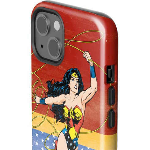 DC Comics Wonder Woman Ready to Fight iPhone 14 Plus Impact Case