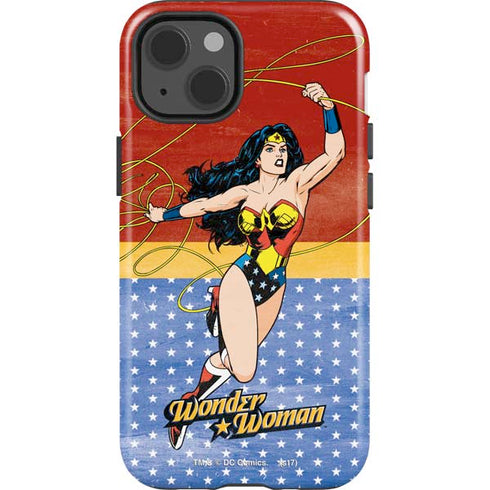DC Comics Wonder Woman Ready to Fight iPhone 15 Impact Case