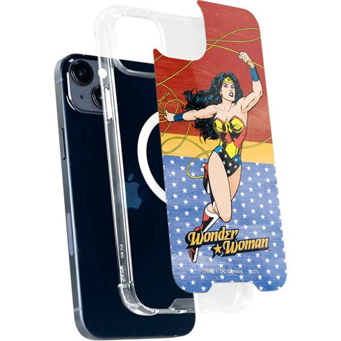 DC Comics Wonder Woman Ready to Fight iPhone 14 Plus MagSafe Case
