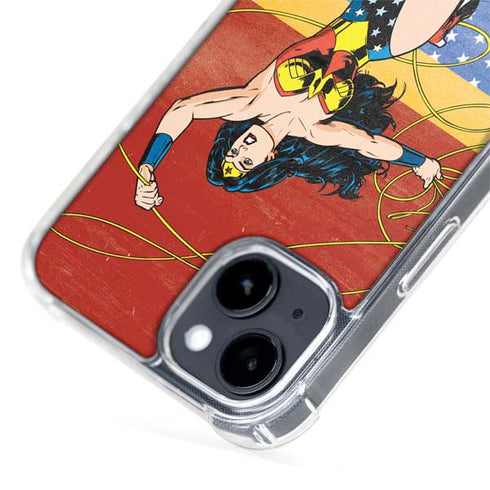 DC Comics Wonder Woman Ready to Fight iPhone 14 Plus MagSafe Case