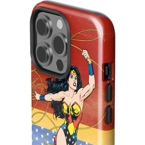 DC Comics Wonder Woman Ready to Fight iPhone 15 Pro Impact Case