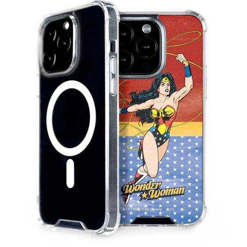 DC Comics Wonder Woman Ready to Fight iPhone 15 Pro MagSafe Case