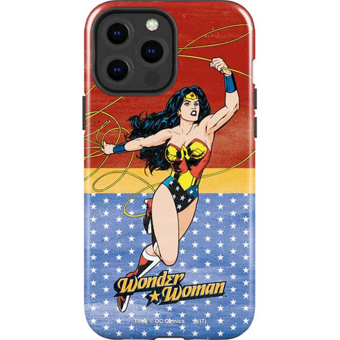 DC Comics Wonder Woman Ready to Fight iPhone 15 Pro Max Impact Case