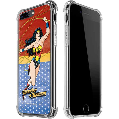 DC Comics Wonder Woman Ready to Fight iPhone 7/8 Plus Clear Case