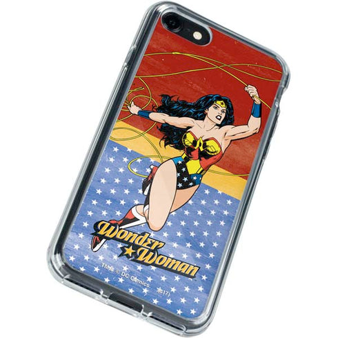 DC Comics Wonder Woman Ready to Fight iPhone SE (2nd & 3rd Gen) Clear Case