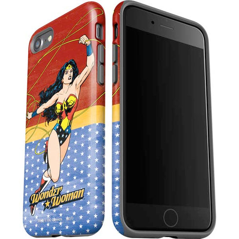 DC Comics Wonder Woman Ready to Fight iPhone SE (2nd & 3rd Gen) Pro Case