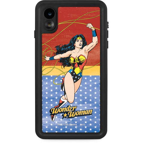 DC Comics Wonder Woman Ready to Fight iPhone XR Waterproof Case