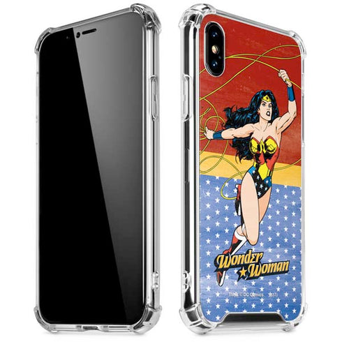 DC Comics Wonder Woman Ready to Fight iPhone XS Max Clear Case
